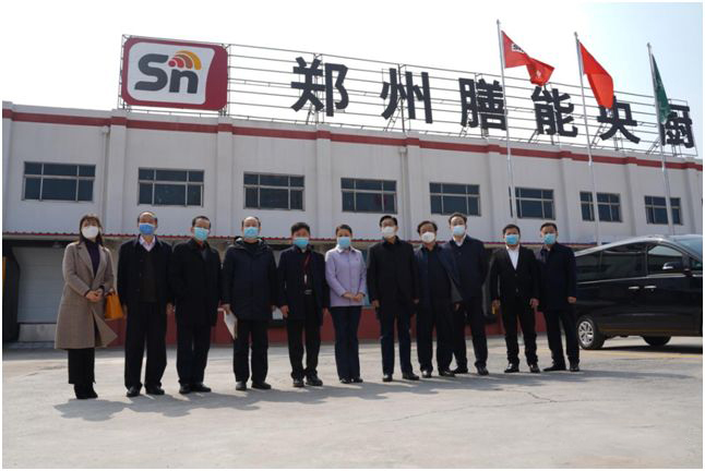 河南省商务厅向导到不朽情缘中厨相助团餐企业—膳能央厨调研