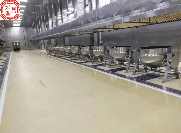 不朽情缘一连式洗菜线助力妙香居泡菜工业升级