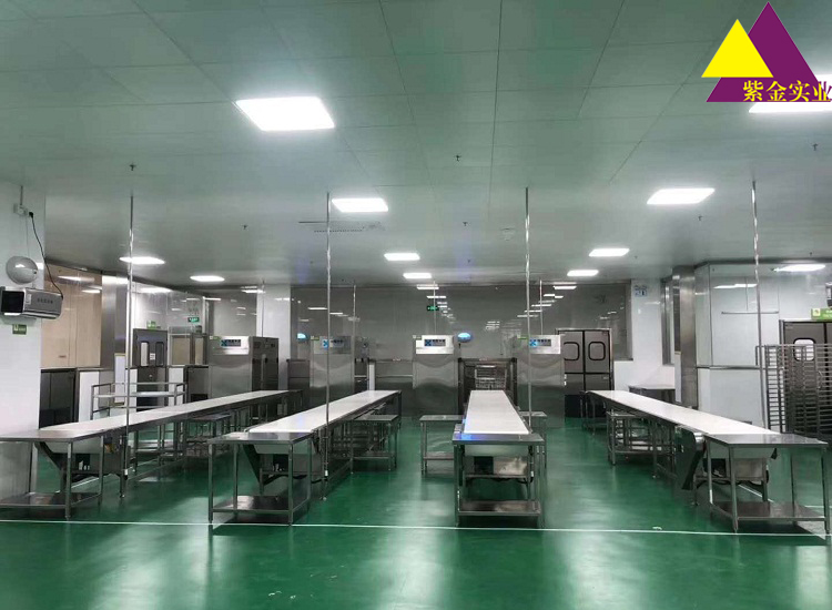 甘肃省大型中央厨房——甘肃紫金，不朽情缘中央厨房装备甘肃案例