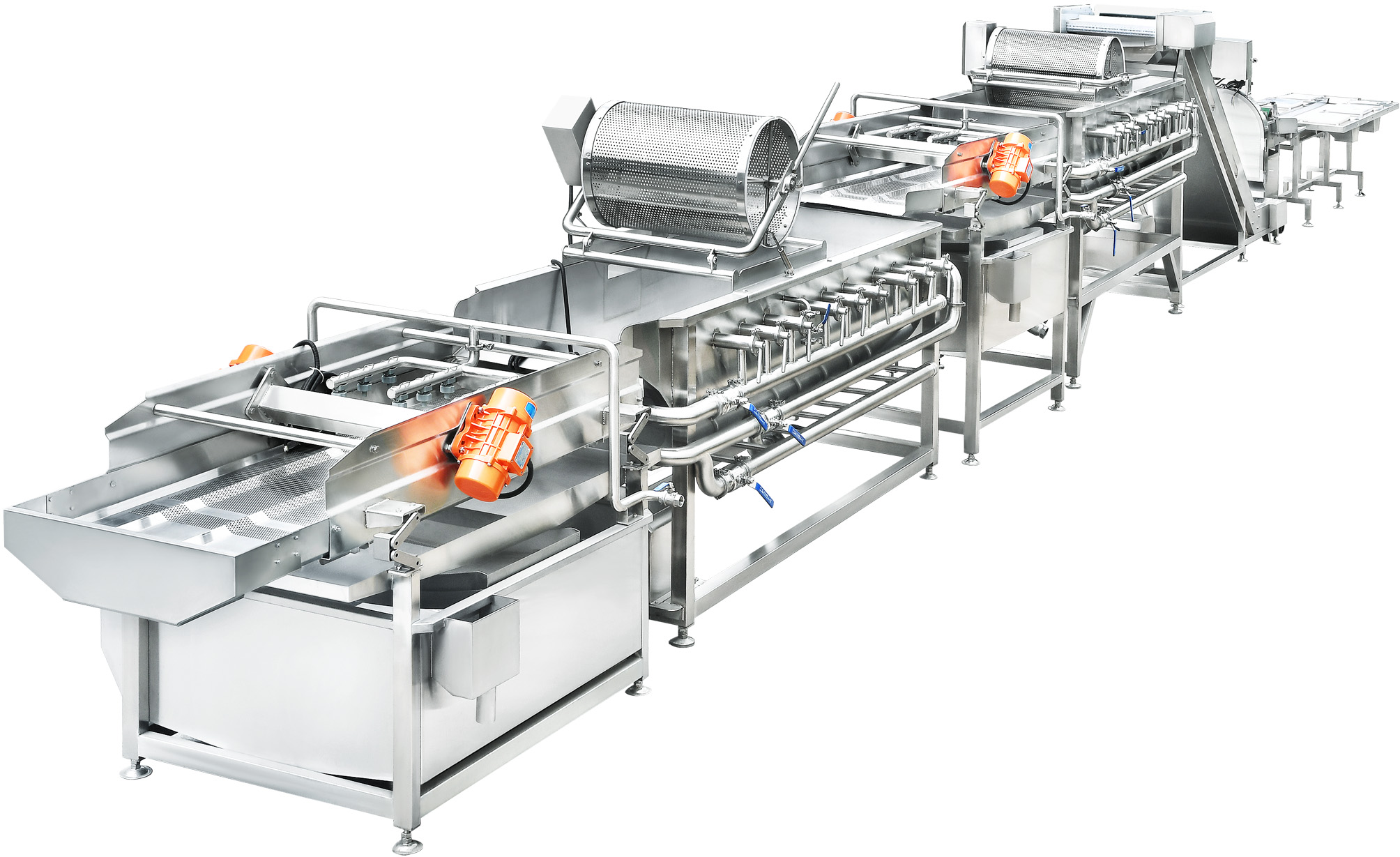 大型全自动叶菜净菜加工洗濯线