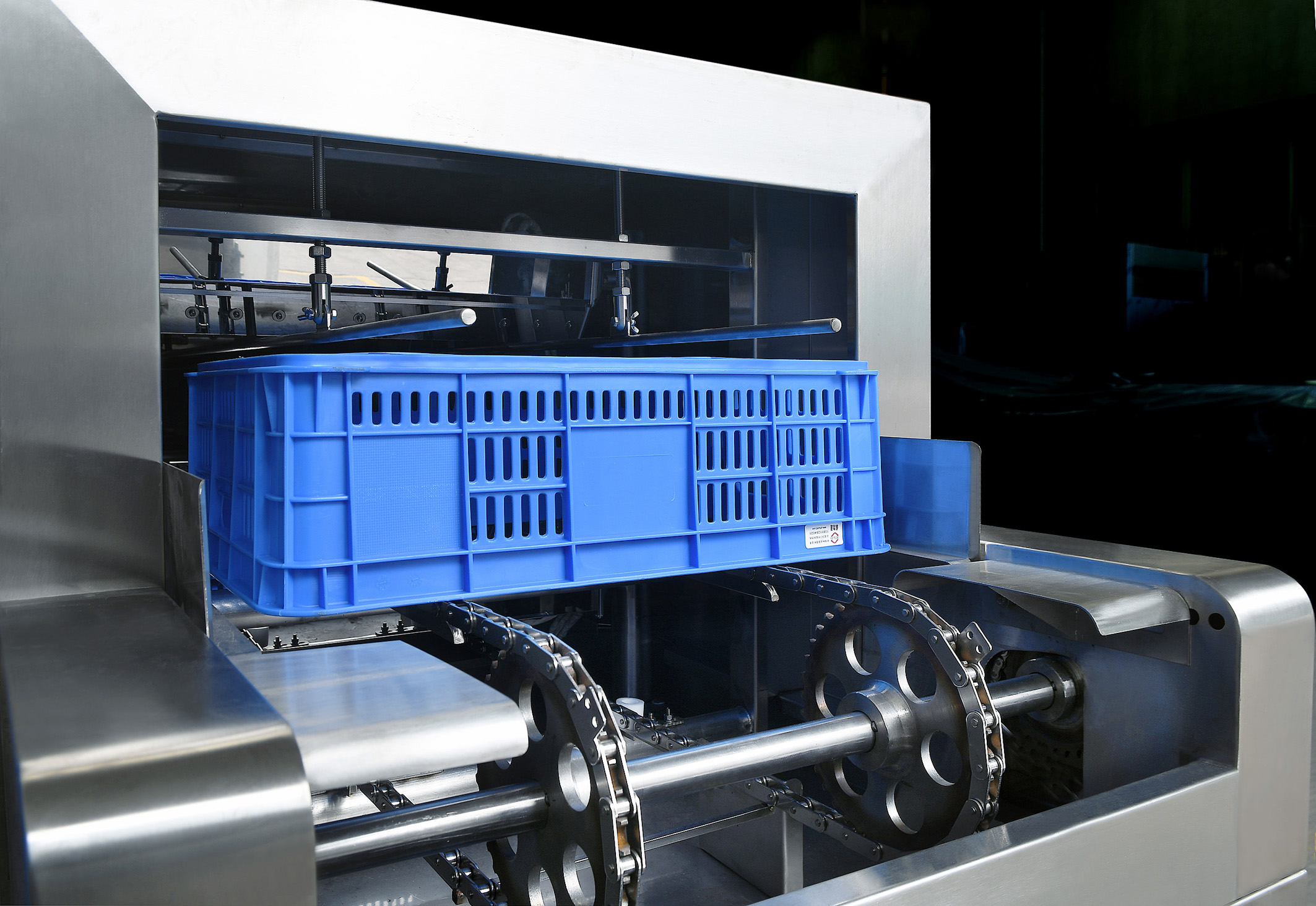 全自动洗箱脱水风干线