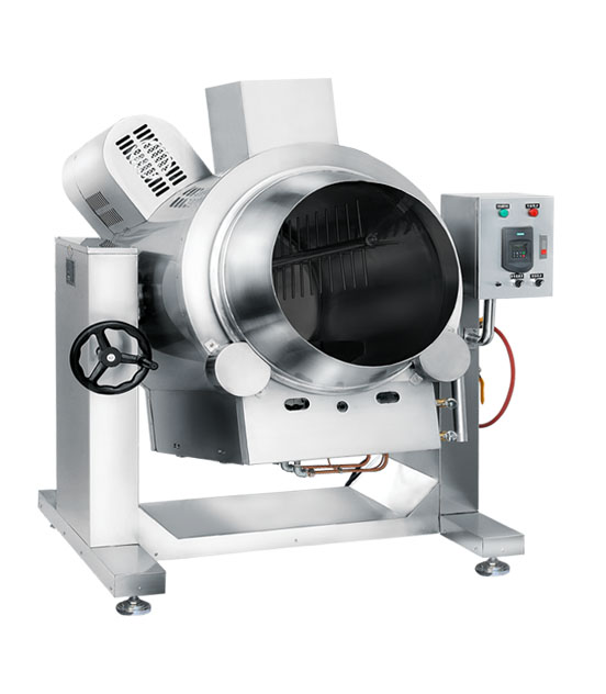 大型卧式炒菜机 多功效旋转炒菜机