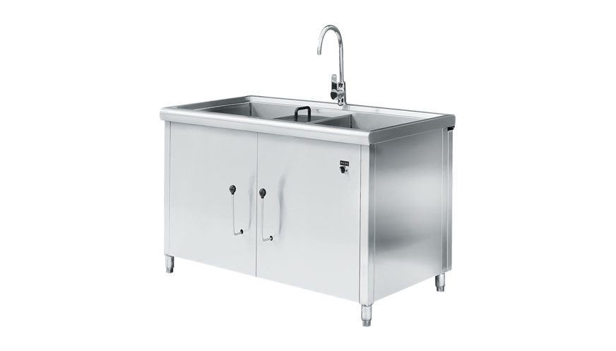 双缸水槽型洗菜机