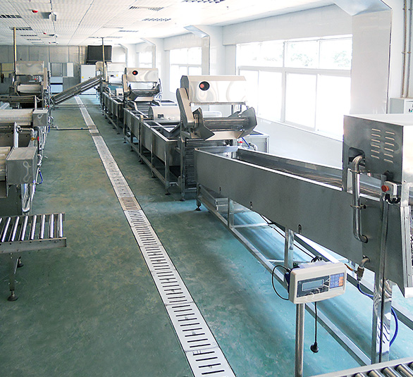 浙江工商大学食堂中央厨房自动洗碗机-不朽情缘中央厨房装备浙江案例