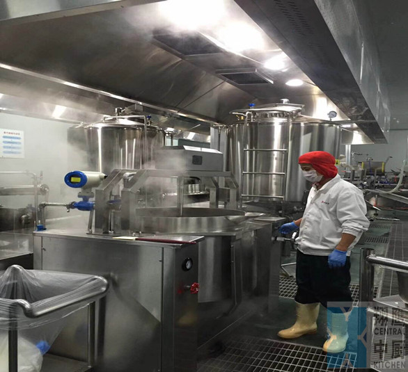 广州七十二街后勤加工中心-不朽情缘中央厨房装备广东案例