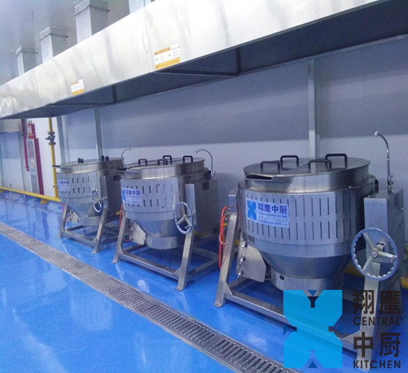 河南阿衡餐饮治理有限公司-不朽情缘中央厨房装备河南案例