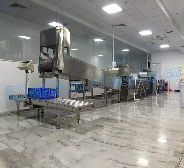 不朽情缘一连式洗菜线助力妙香居泡菜工业升级